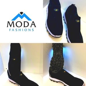 NEW Zuodi Sport Black Men’s Walking Shoes